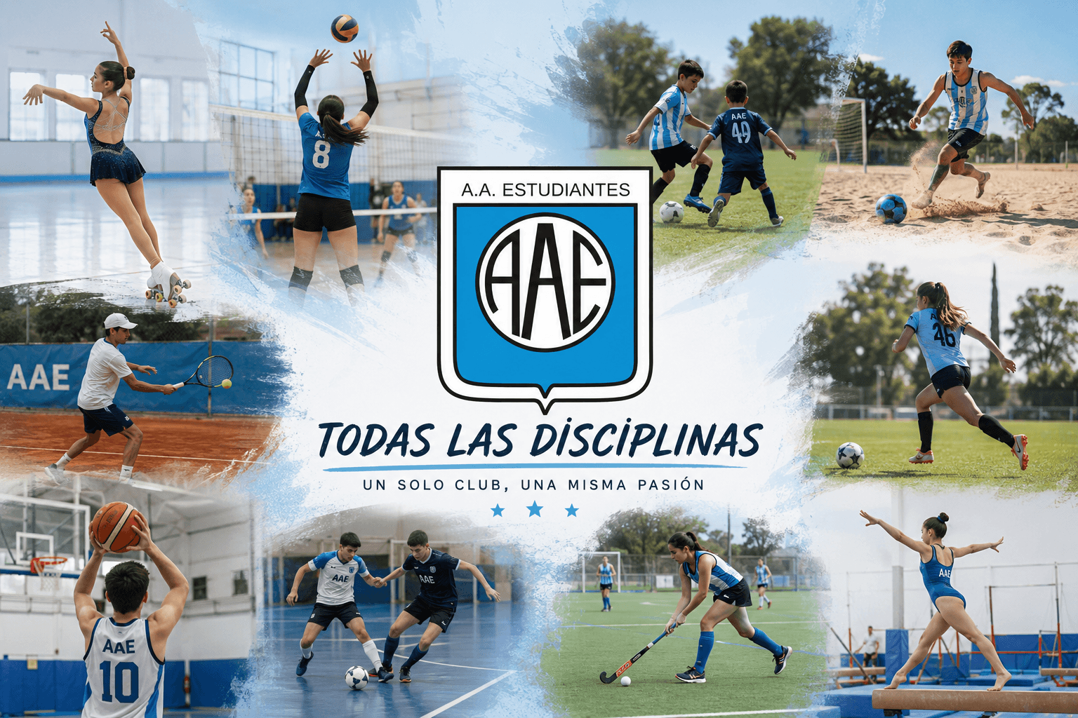 Práctica de Patín Artístico en la Asociación Atlética Estudiantes